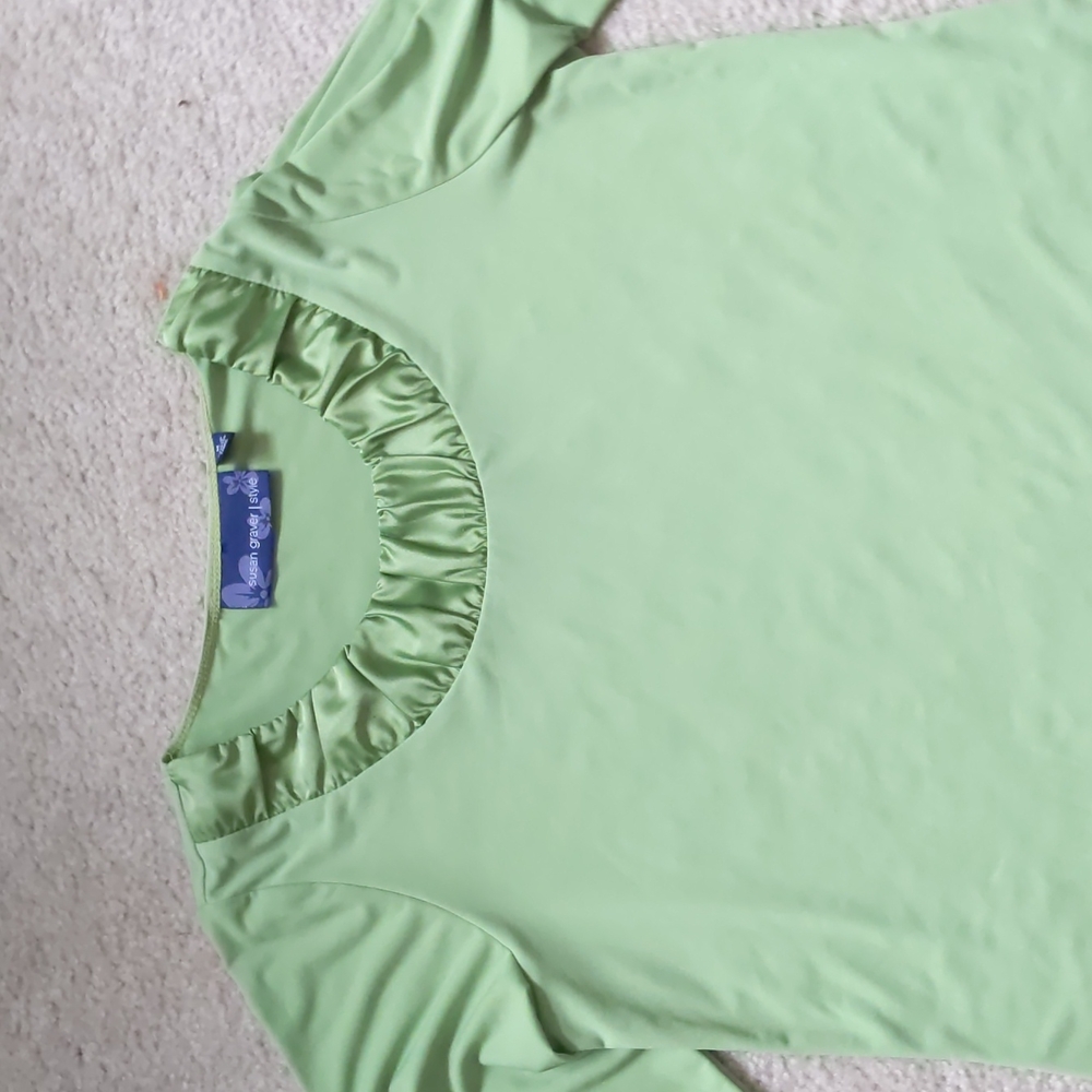 Silk collar top